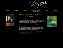 Tablet Screenshot of christinejeanguyader.net